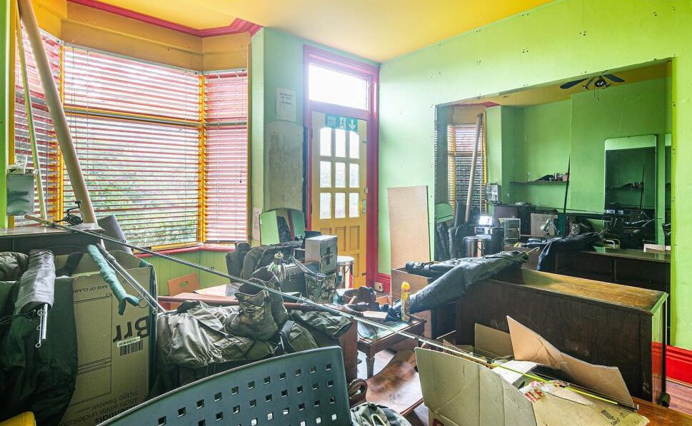 Snap up a three-bed Sheffield home with huge potential for just £130K. It’s packed with clutter and mold, but comes with a vintage retail unit and prime location.