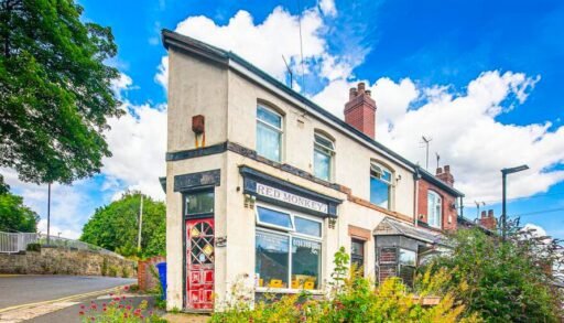 Snap up a three-bed Sheffield home with huge potential for just £130K. It’s packed with clutter and mold, but comes with a vintage retail unit and prime location.