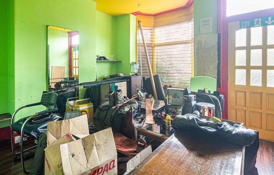 Snap up a three-bed Sheffield home with huge potential for just £130K. It’s packed with clutter and mold, but comes with a vintage retail unit and prime location.