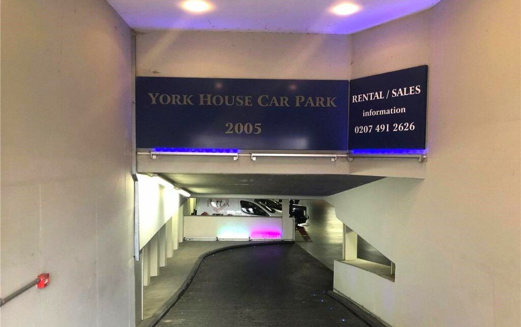 A £180,000 parking space in Kensington and Chelsea is for sale, costing more than three homes in northern England and offering secure access near top London transport links.