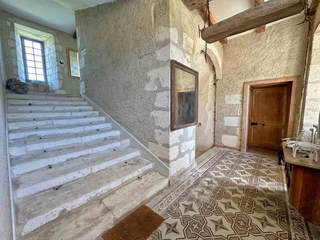 Historic 13th century French chateau once seized by the English and visited by Henry IV is now for sale, offering 13 bedrooms, a pool and valley views for £850,000.