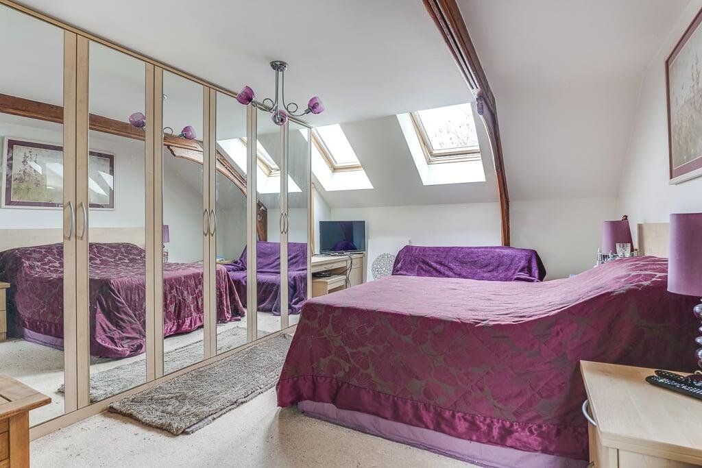 A Grade II listed Bedfordshire home where a tenant murdered his landlady is for sale at £550,000, blending period charm with a chilling past and striking modern design.