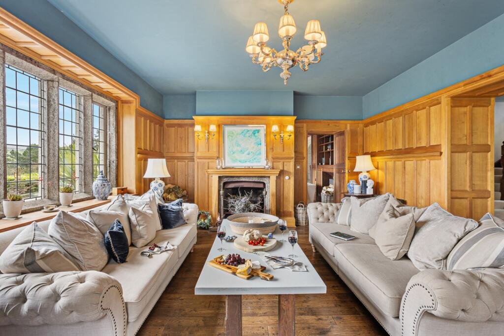 Former King Charles country home Brimptsmead Estate in Dartmoor is for sale at £4.5m, featuring 6 bedrooms, 2 cottages, 9 acres, and royal fishing rights.