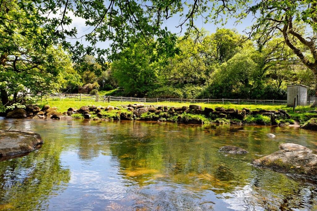 Former King Charles country home Brimptsmead Estate in Dartmoor is for sale at £4.5m, featuring 6 bedrooms, 2 cottages, 9 acres, and royal fishing rights.