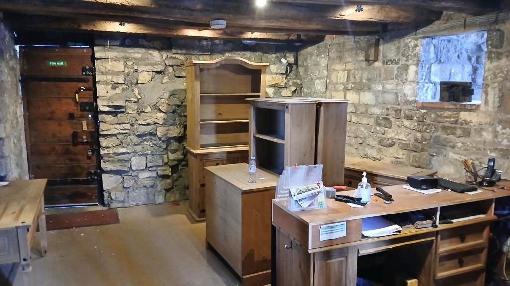 Historic Micklegate Bar in York listed for £333 a month without running water - three floors of castle-like charm ideal for retail or arts and crafts use.