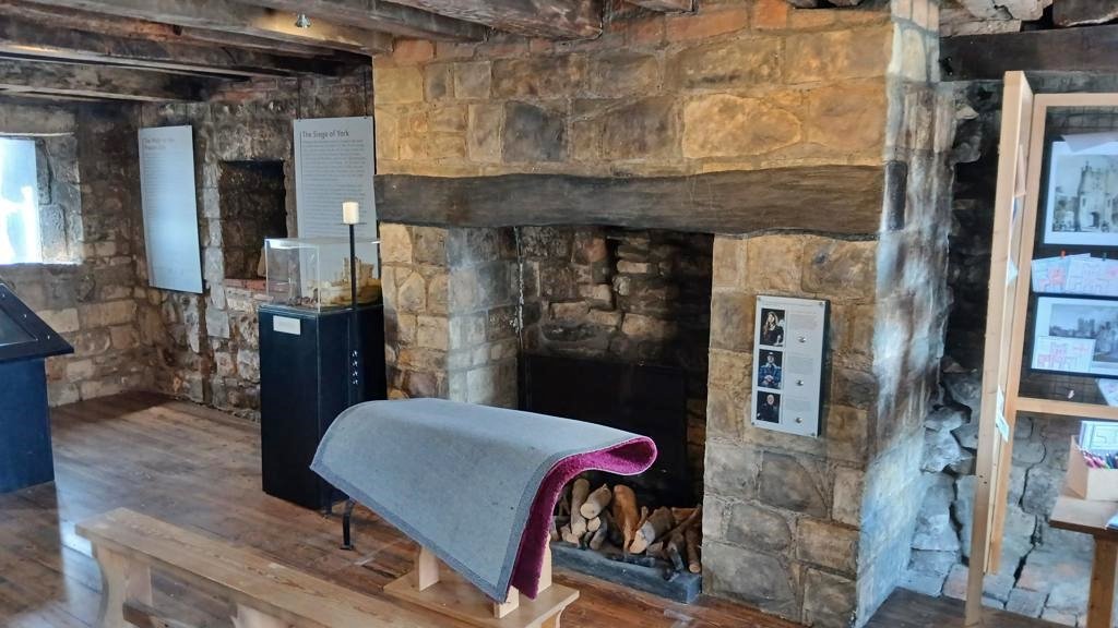 Historic Micklegate Bar in York listed for £333 a month without running water - three floors of castle-like charm ideal for retail or arts and crafts use.