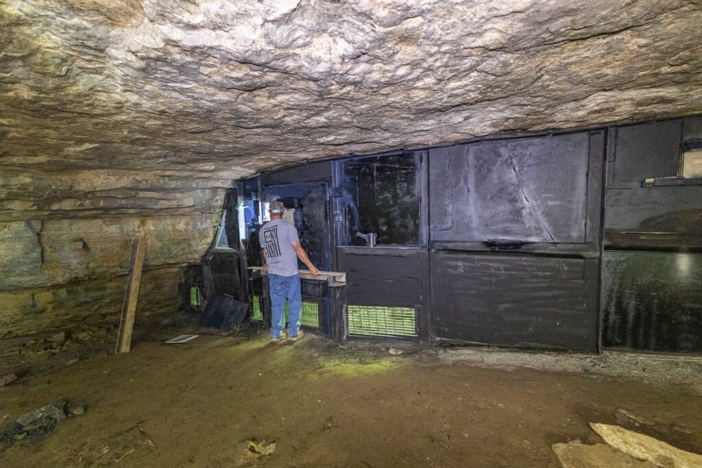 A \$1.75m Tennessee estate with a modern home hides a 60,000 sq ft underground cave system and camouflaged bunker, offering security, privacy and rare investment potential.