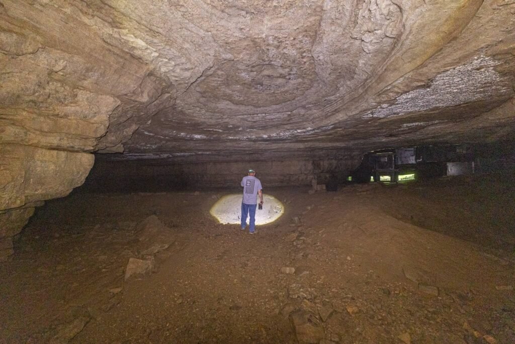 A \$1.75m Tennessee estate with a modern home hides a 60,000 sq ft underground cave system and camouflaged bunker, offering security, privacy and rare investment potential.