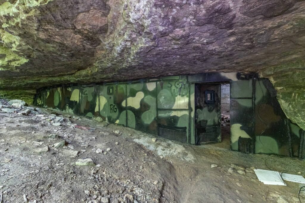 A \$1.75m Tennessee estate with a modern home hides a 60,000 sq ft underground cave system and camouflaged bunker, offering security, privacy and rare investment potential.