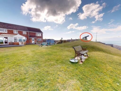 This £625,000 Dorset home offers sea views, a garden cannon and secret three-level tunnels once part of a fort, blending historic intrigue with modern coastal living.