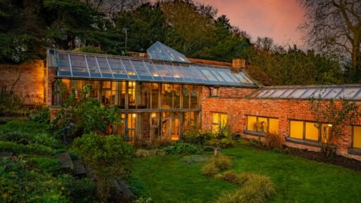 The Garden House, a £1.5m six-bedroom eco-home in Notts, blends 1790s charm with modern design, solar tech, garden views, and family-friendly living near top schools.