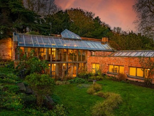 The Garden House, a £1.5m six-bedroom eco-home in Notts, blends 1790s charm with modern design, solar tech, garden views, and family-friendly living near top schools.