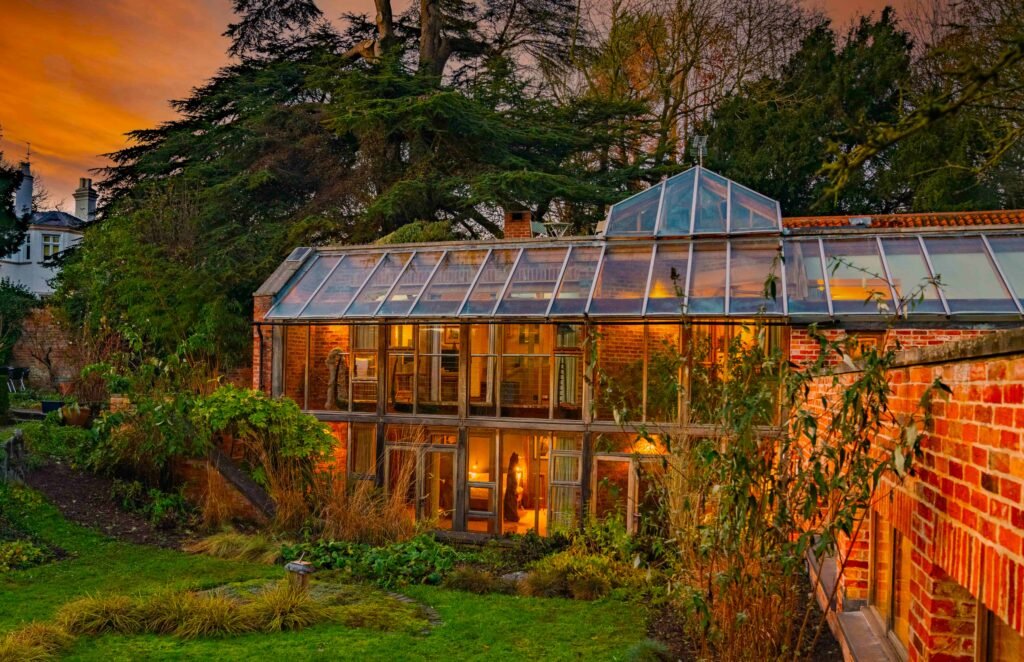 The Garden House, a £1.5m six-bedroom eco-home in Notts, blends 1790s charm with modern design, solar tech, garden views, and family-friendly living near top schools.