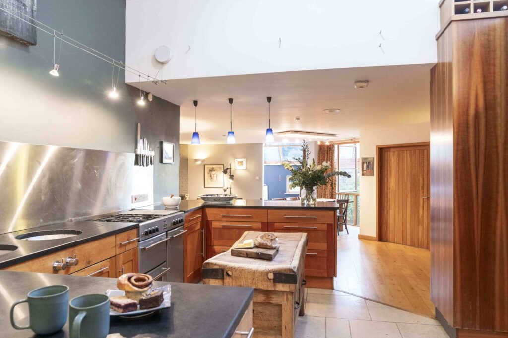 The Garden House, a £1.5m six-bedroom eco-home in Notts, blends 1790s charm with modern design, solar tech, garden views, and family-friendly living near top schools.