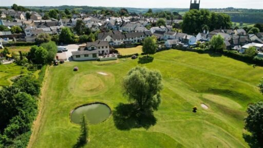 Four bedroom home in Chulmleigh Devon with 18 hole golf course clubhouse function room and stunning Taw Valley views on sale for £850000 offering a rare lifestyle opportunity.