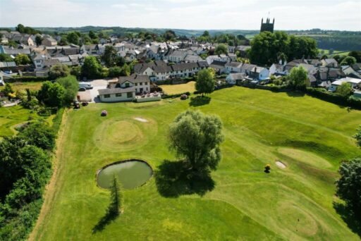Four bedroom home in Chulmleigh Devon with 18 hole golf course clubhouse function room and stunning Taw Valley views on sale for £850000 offering a rare lifestyle opportunity.