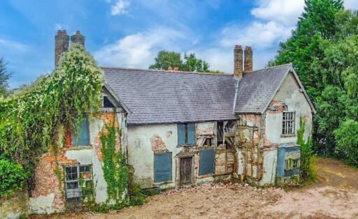 A 500 year old Grade II listed house in Ruabon near Wrexham is up for auction at £120000 offering historic charm and development potential but needing major restoration.