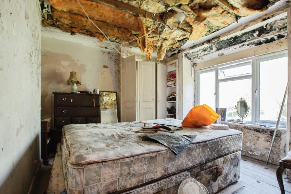 Mould-covered four-bed Bournemouth home hits market for £600,000 with graffiti, rubbish and full renovation needed just minutes from the award-winning seafront.
