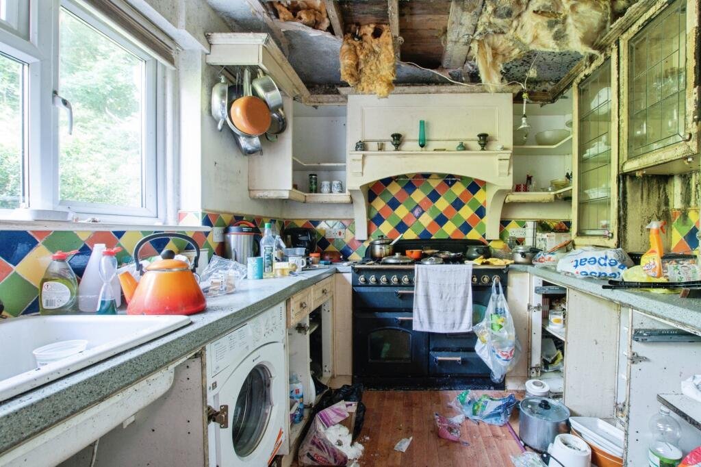 Mould-covered four-bed Bournemouth home hits market for £600,000 with graffiti, rubbish and full renovation needed just minutes from the award-winning seafront.