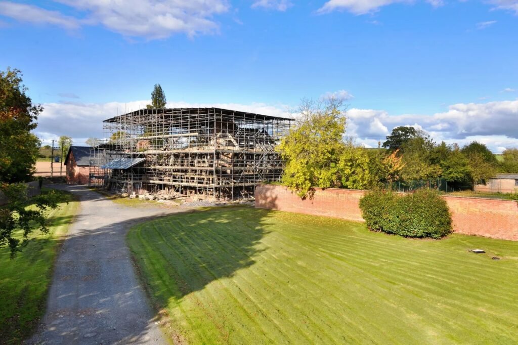 A 17th century six-bedroom manor in Herefordshire with walled gardens is for sale at £150,000, offering a rare restoration project after over a century of abandonment.