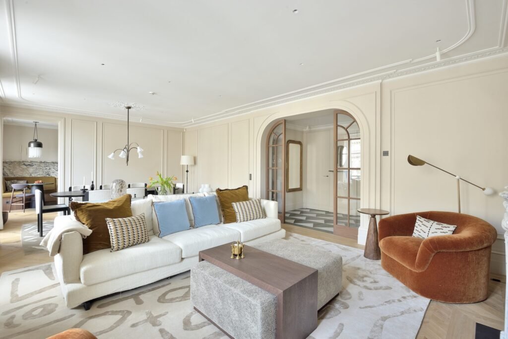 A €5.2m Paris apartment opposite Café de Flore offers 149m² of luxury with floor-to-ceiling windows, chic interiors, a showpiece kitchen and postcard-perfect views.