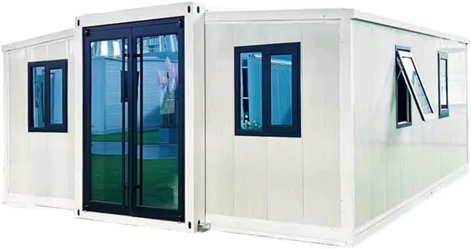 A foldable two-bedroom home for under £6,800 is on sale via Amazon, featuring a bathroom and modular design that can be installed in hours as a compact housing solution.