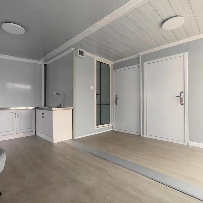 A foldable two-bedroom home for under £6,800 is on sale via Amazon, featuring a bathroom and modular design that can be installed in hours as a compact housing solution.