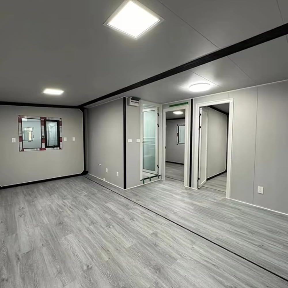 A foldable two-bedroom home for under £6,800 is on sale via Amazon, featuring a bathroom and modular design that can be installed in hours as a compact housing solution.