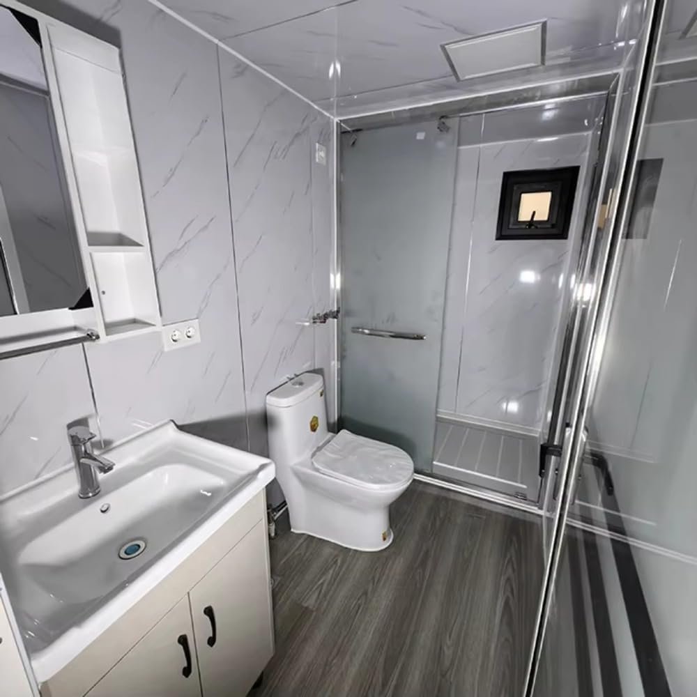 A foldable two-bedroom home for under £6,800 is on sale via Amazon, featuring a bathroom and modular design that can be installed in hours as a compact housing solution.