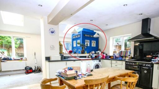 Four bedroom Norwich home listed for £435,000 hides a quirky surprise in the kitchen - a bright blue Tardis replica offering unique character alongside family living.