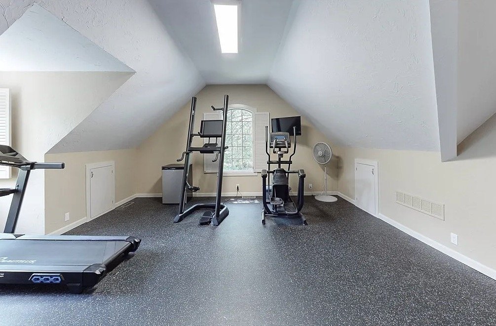 A Cleveland home listed at \$1.6m comes with its own Irish pub, featuring a bar, fireplace and pool table, alongside four bedrooms, marble floors and scenic gardens.