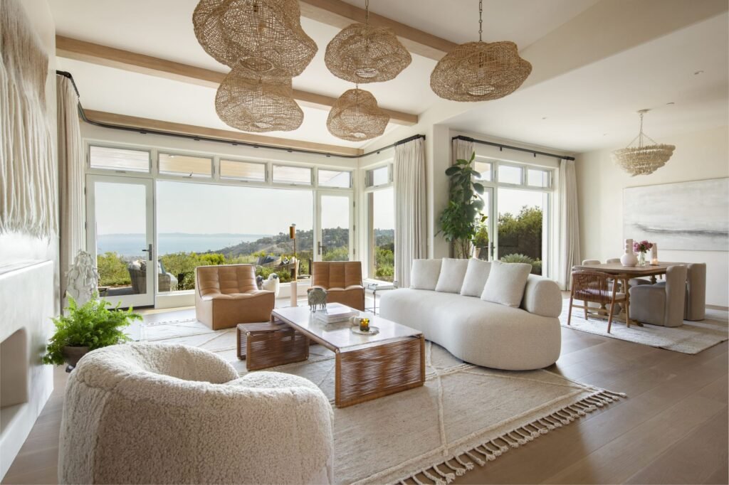 Back to the Future star Christopher Lloyd lists his \$6.4M Santa Barbara home with ocean views, sleek modern design, guest retreat, and seamless indoor-outdoor living.