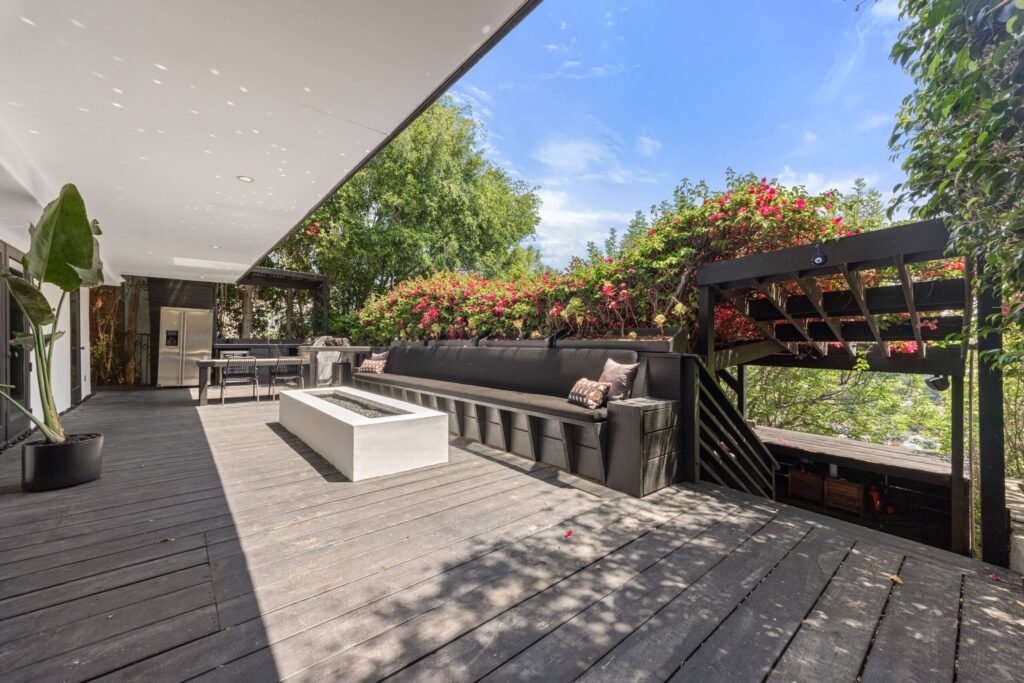 Kristen Wiig’s former Los Feliz home is now for rent at \$12,000 a month, offering Hollywood Hills views, luxe interiors, a spa, cinema and hotel-style terrace.