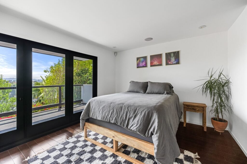 Kristen Wiig’s former Los Feliz home is now for rent at \$12,000 a month, offering Hollywood Hills views, luxe interiors, a spa, cinema and hotel-style terrace.