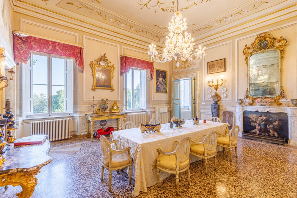 Tuscan villa near Lucca once owned by Napoleon’s sister hits the market with grand interiors, olive groves, pools, orangery, private chapel and rich historic charm.