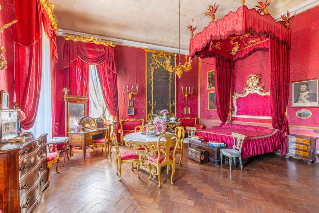 Tuscan villa near Lucca once owned by Napoleon’s sister hits the market with grand interiors, olive groves, pools, orangery, private chapel and rich historic charm.