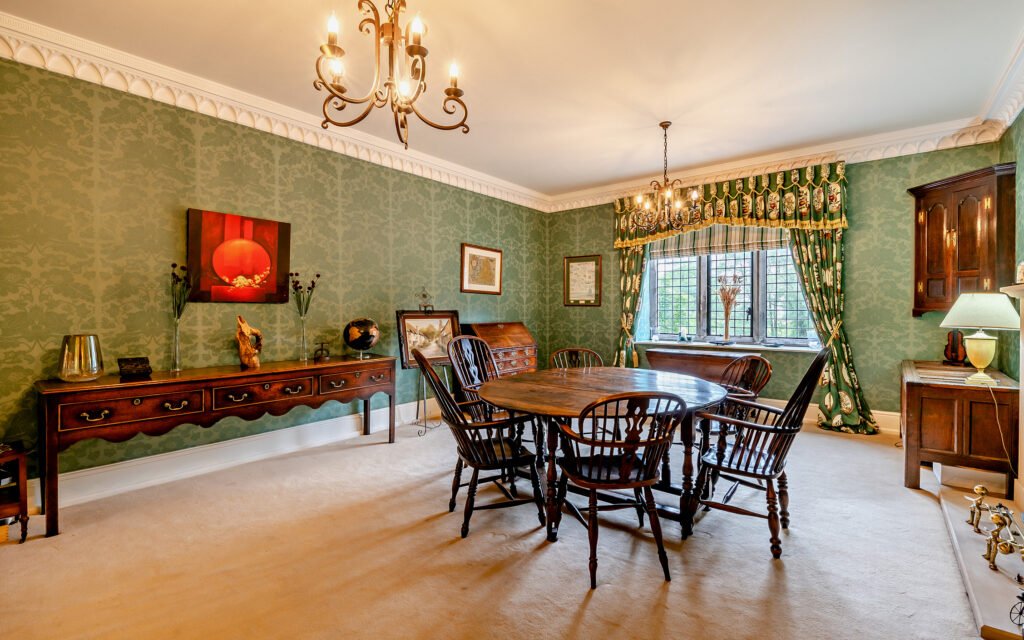 A £900,000 wing of historic Thurland Castle offers four beds, medieval features, cinema, tennis court, wine cellar, and landscaped gardens between the Lakes and Dales.