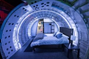 Unique Texas home on 80 acres hits market for \$2.1m complete with Boeing 727 jet converted into living space. Features themed interiors, family rooms and stunning views.