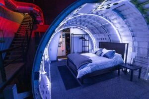 Unique Texas home on 80 acres hits market for \$2.1m complete with Boeing 727 jet converted into living space. Features themed interiors, family rooms and stunning views.