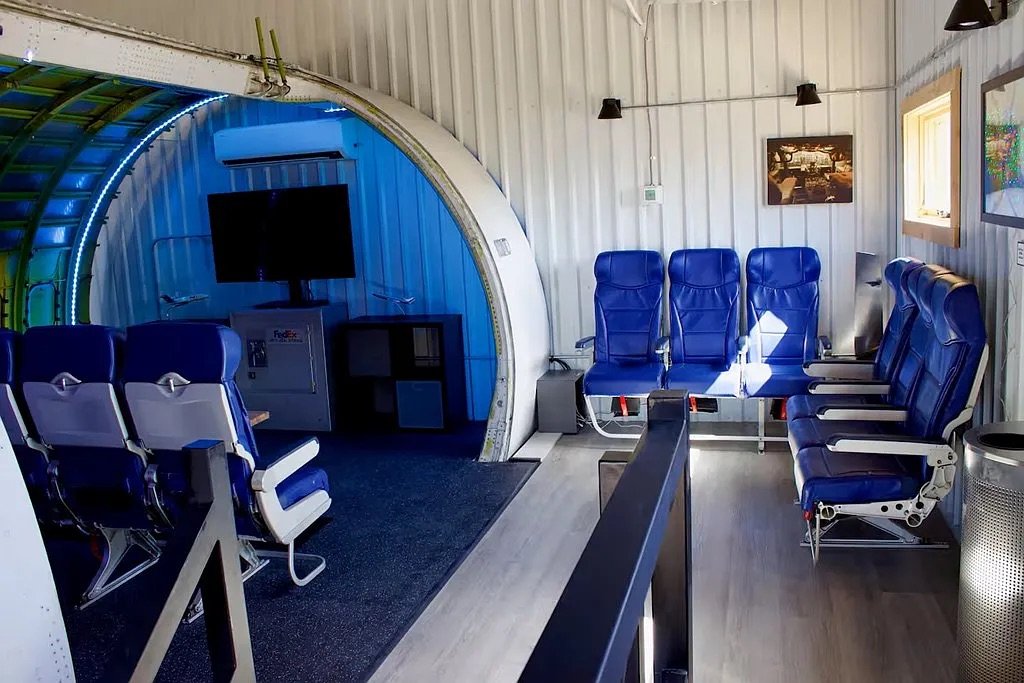 Unique Texas home on 80 acres hits market for \$2.1m complete with Boeing 727 jet converted into living space. Features themed interiors, family rooms and stunning views.