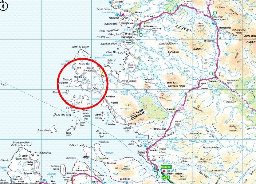 Mullagrach Island in Scotland’s Summer Isles is now £400,000, offering 88 acres of rugged beauty, eco cabin, wildlife conservation and total off-grid seclusion.