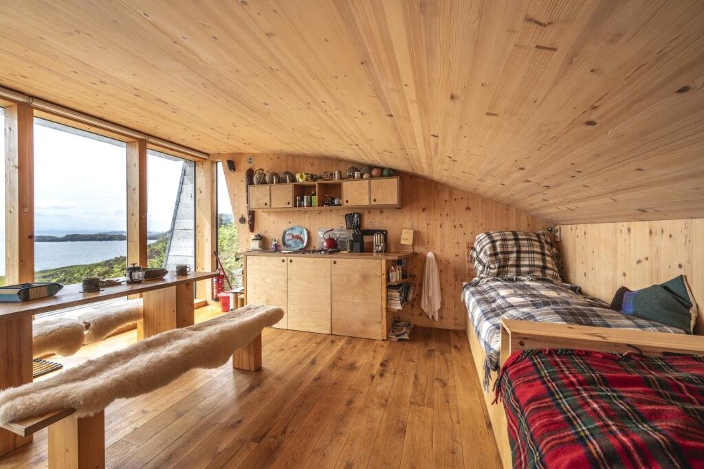 Mullagrach Island in Scotland’s Summer Isles is now £400,000, offering 88 acres of rugged beauty, eco cabin, wildlife conservation and total off-grid seclusion.