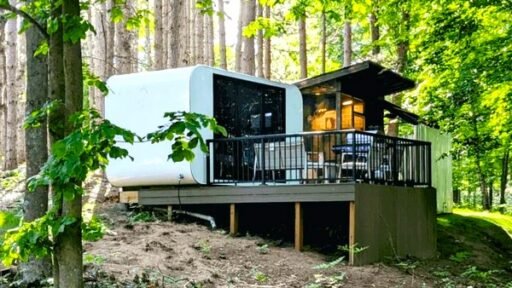 Tiny houses for just over £10k are now available online. Chery Industrial offers a flat-pack style cabin with bed, shower, and workspace delivered to your door.