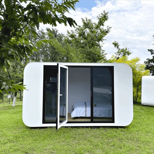Tiny houses for just over £10k are now available online. Chery Industrial offers a flat-pack style cabin with bed, shower, and workspace delivered to your door.