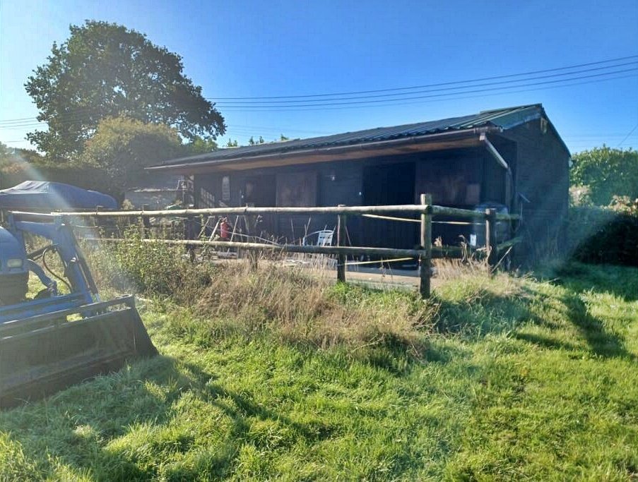 Charming 17th century Dorset cottage for £785,000 with four bedrooms, hot tub, Tiki bar and grazing land - but quirky photos reveal bare feet on show in the listing.