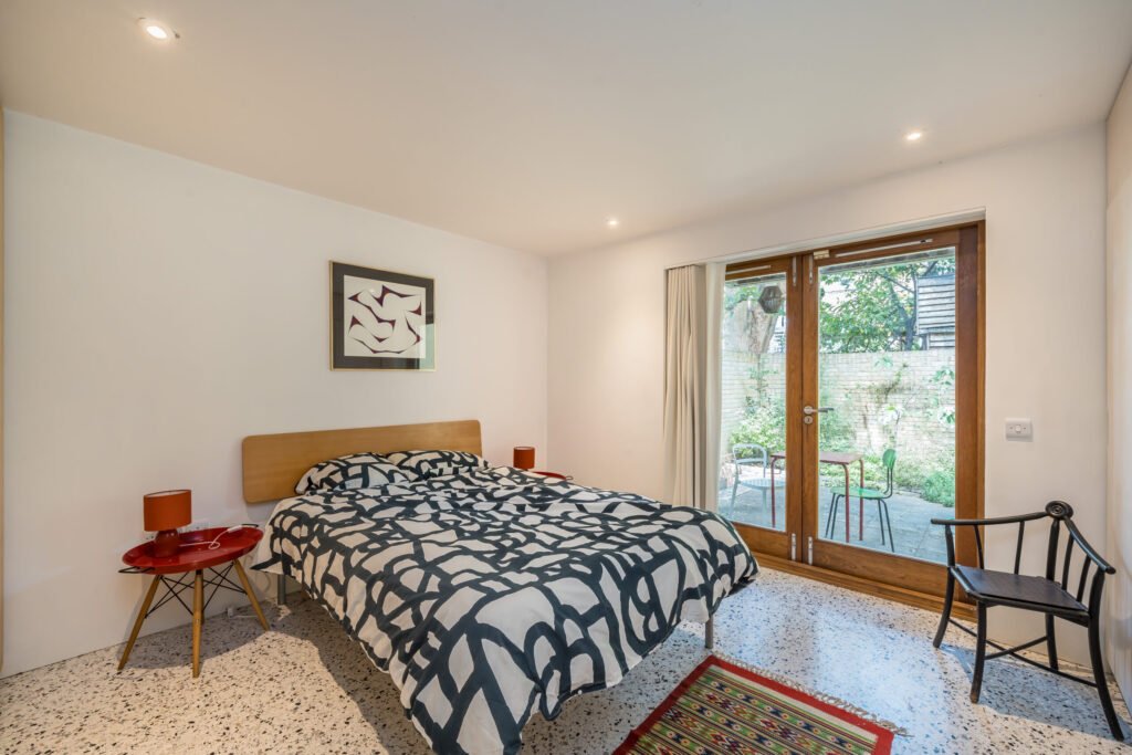 Unique £980,000 Hackney home dubbed a Wendy house offers two bedrooms, modern interiors, garden, balcony and parking in a prime London location near Hackney Downs.