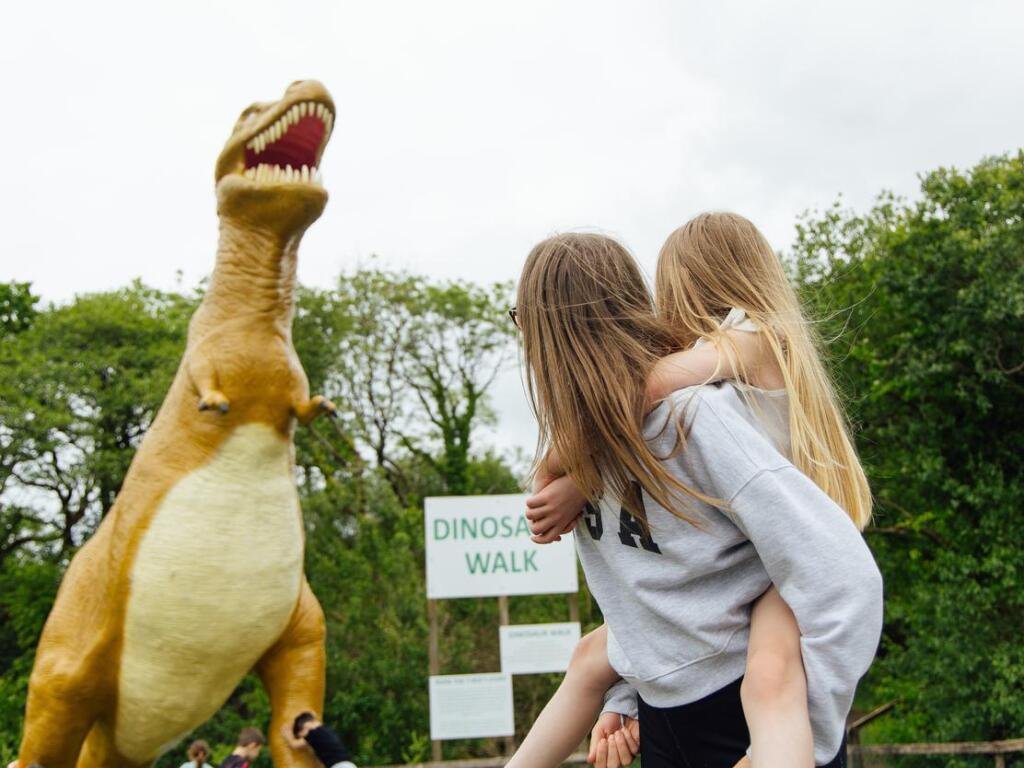 Dinosaur theme park in Tenby is up for sale for £4m with 36 attractions, a café, gift shop, woodland trail and 90 animatronic dinosaurs making it a rare investment.