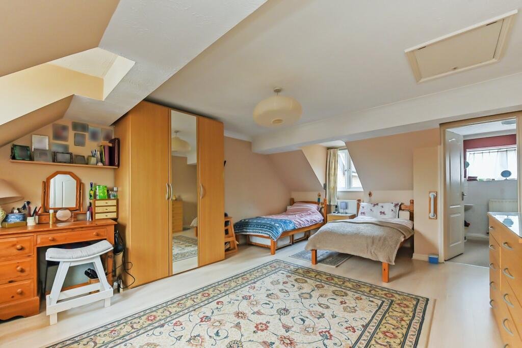 This Alton townhouse hides a quirky secret - a full home office set up right beside the bathroom, making it Britain’s most convenient and unusual workspace.