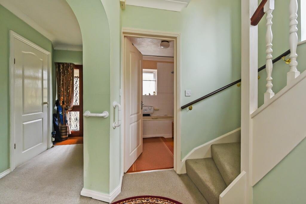 This Alton townhouse hides a quirky secret - a full home office set up right beside the bathroom, making it Britain’s most convenient and unusual workspace.