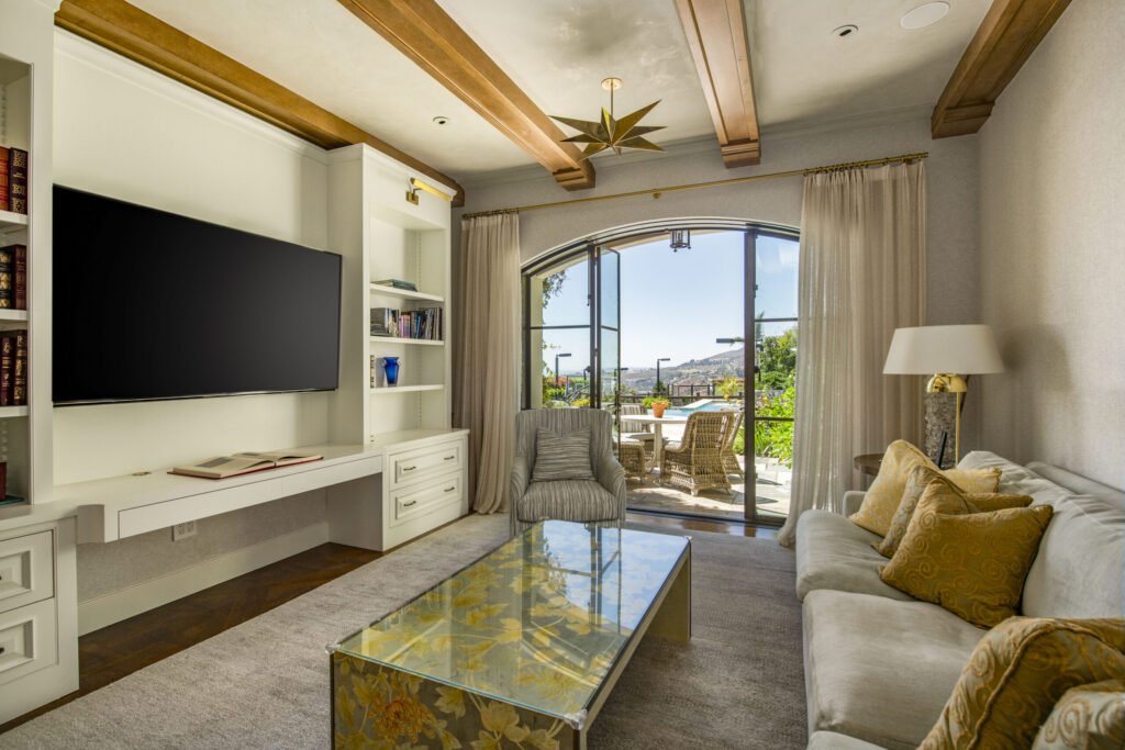 A $29.9m Malibu mansion in the exclusive Serra Retreat offers ocean views, Italianate gardens, a tennis court, infinity pool, guest house, and timeless European elegance.